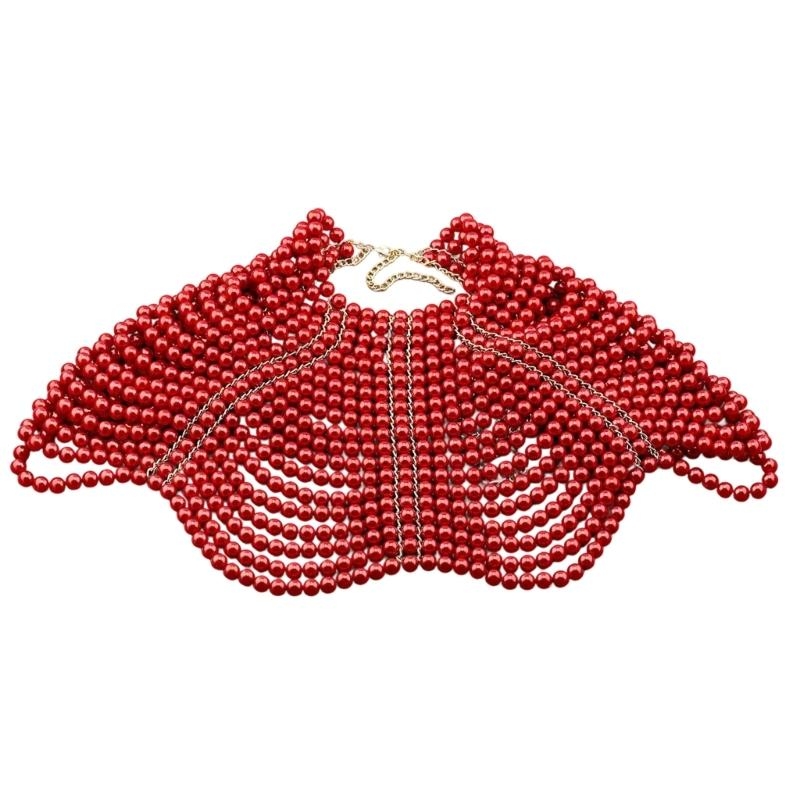 Body Jewelry Chest - 49MD Elegant Women Shawl Multi Layer