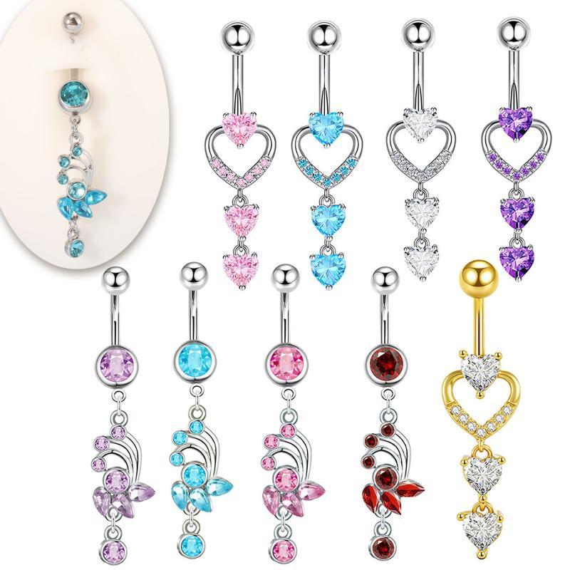 Body Jewelry Tunnels - 1PCS 14G Stainless Steel Belly Navel