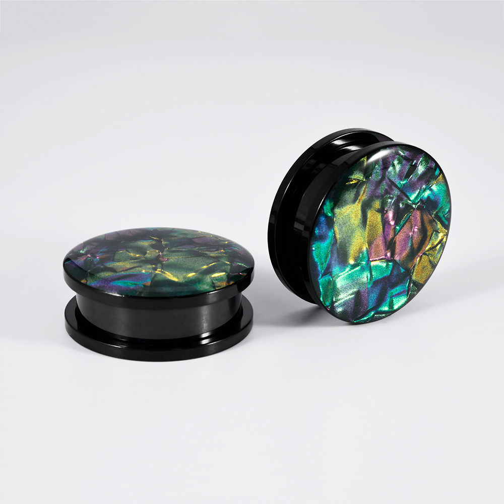 1PC Stainless Steel Mix Colors - Body Jewelry Tunnels recension och pris