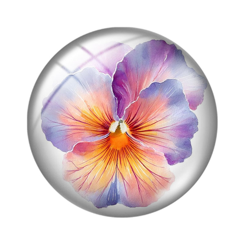 Watercolor Pansies 12/18/20/25 - Body Jewelry Top recension och pris