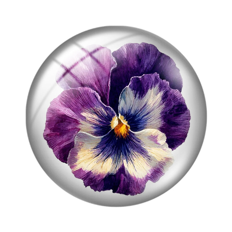 Watercolor Pansies 12/18/20/25 - Body Jewelry Top recension och pris