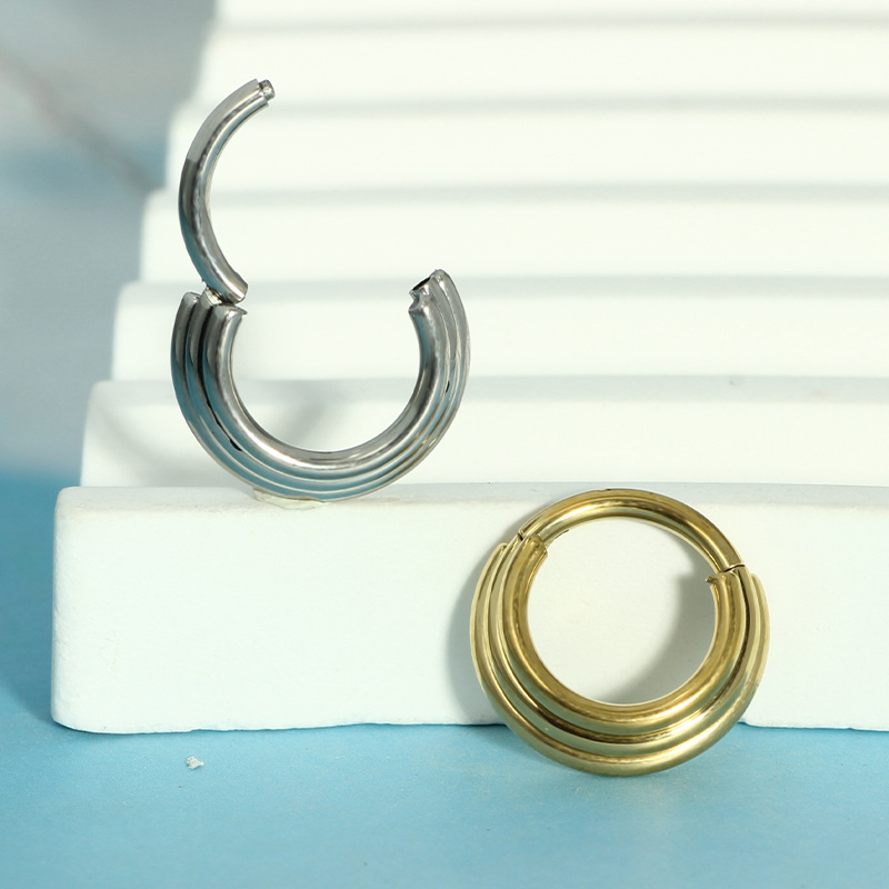 Nose Hoop Earrings Metal Nose  - Body Jewelry Earrings recension och pris