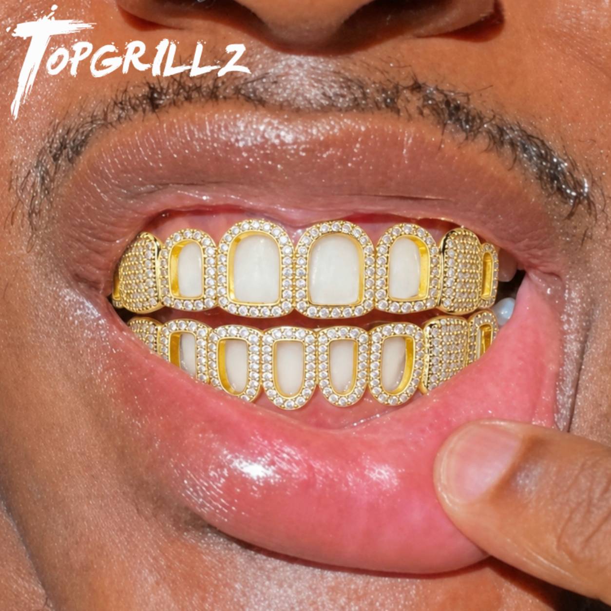 TOPGRILLZ Hollow Window Grillz - Body Jewelry For Men recension och pris