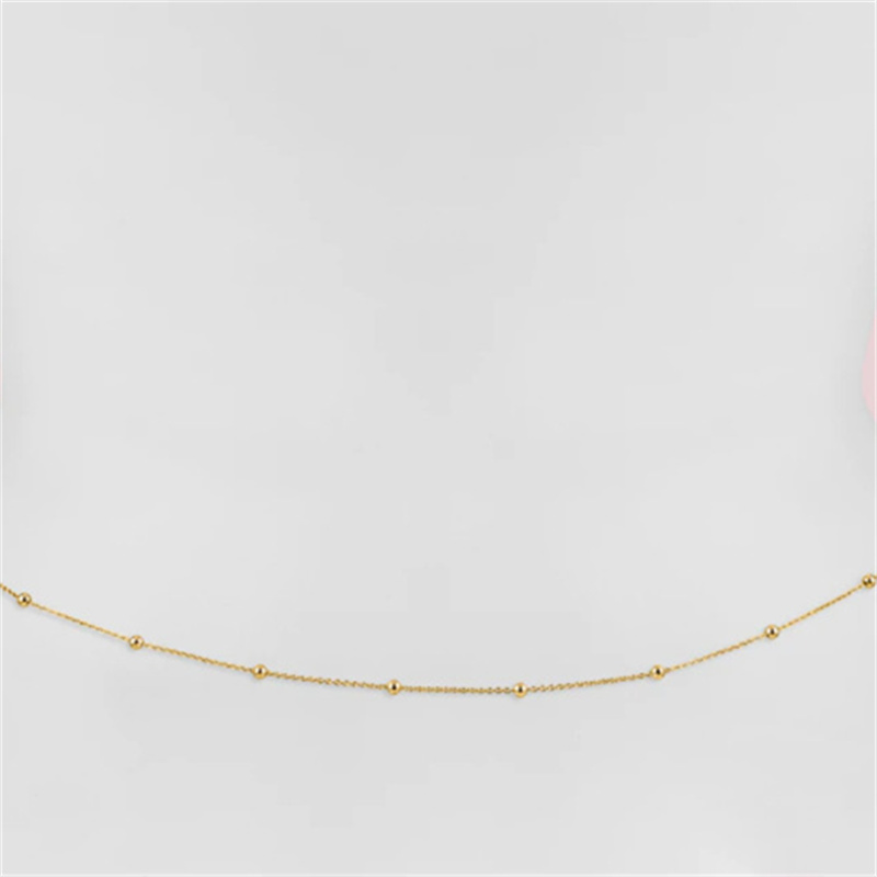 Girls Simple Beaded Belly Chai - Body Jewelry For Women recension och pris