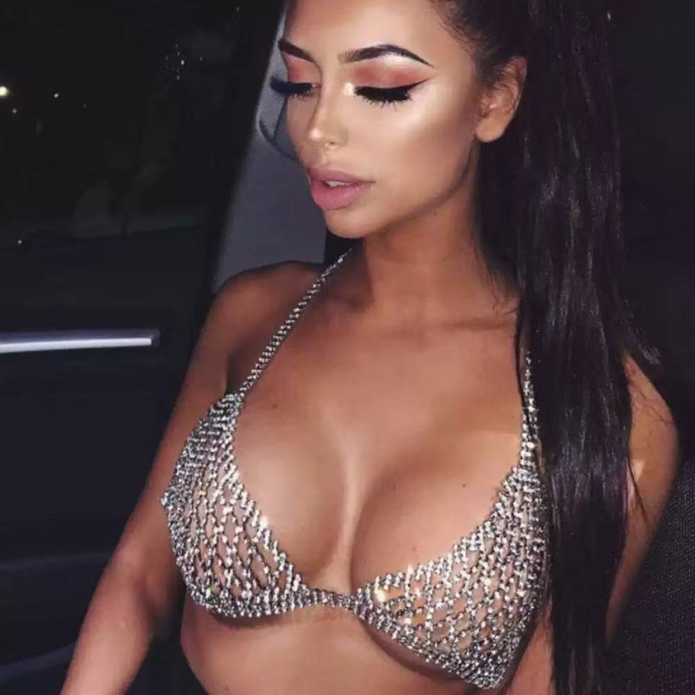 1 fashionable shiny rhinestone - Body Jewelry Chest recension och pris