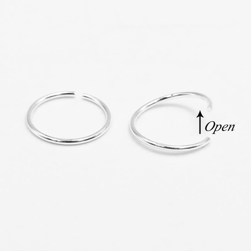 925 sterling silver Nose Ring  - Body Jewelry Lip Ring recension och pris