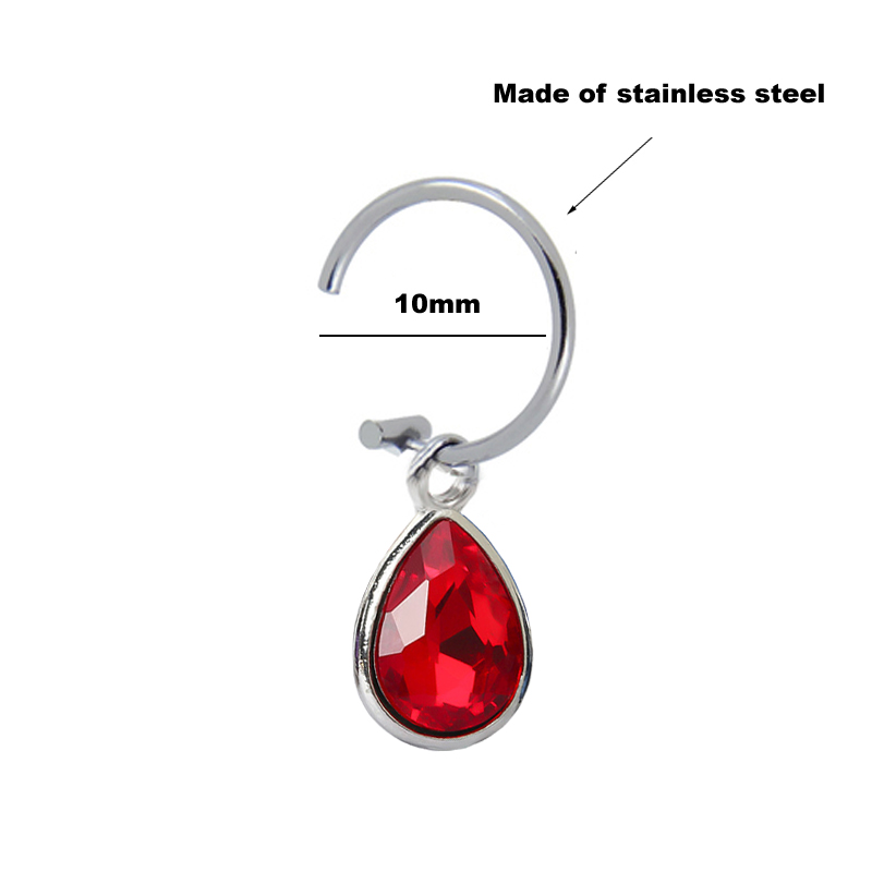 1Pc Fake Piercing Lip Clip Per - Body Jewelry Lip Ring recension och pris