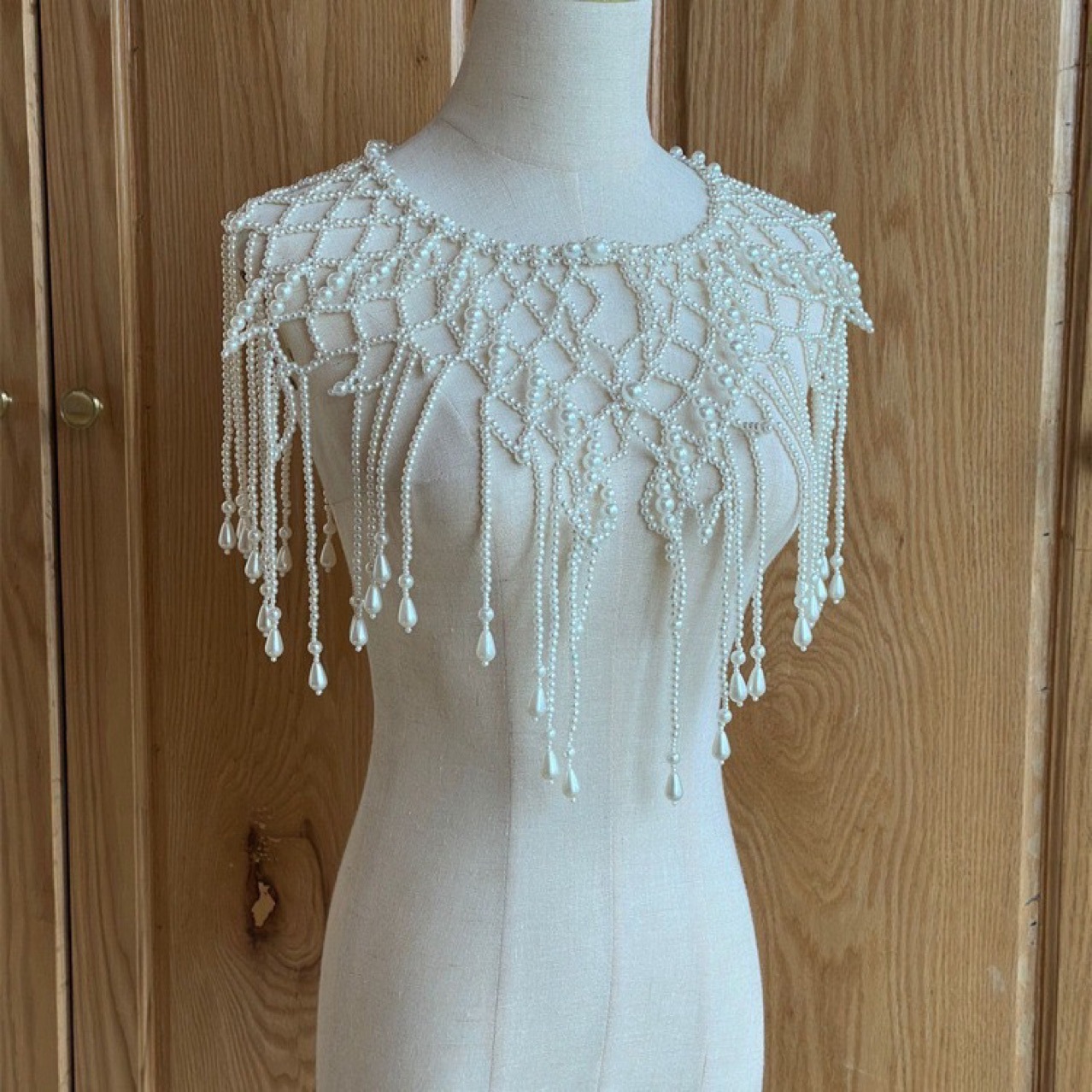 Handmade Pearl Layered Body Ch - Body Jewelry Vest recension och pris