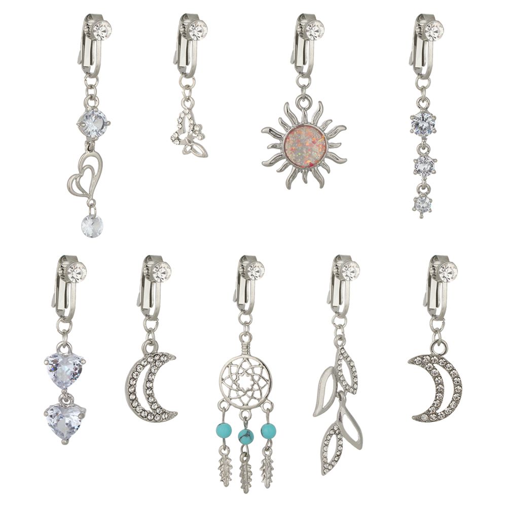 Faux Fake Belly Butterfly Fake - Body Jewelry Earrings recension och pris