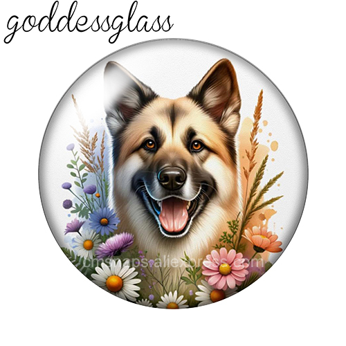 ‌Cute Dogs among the Flowers s - Body Jewelry Top recension och pris