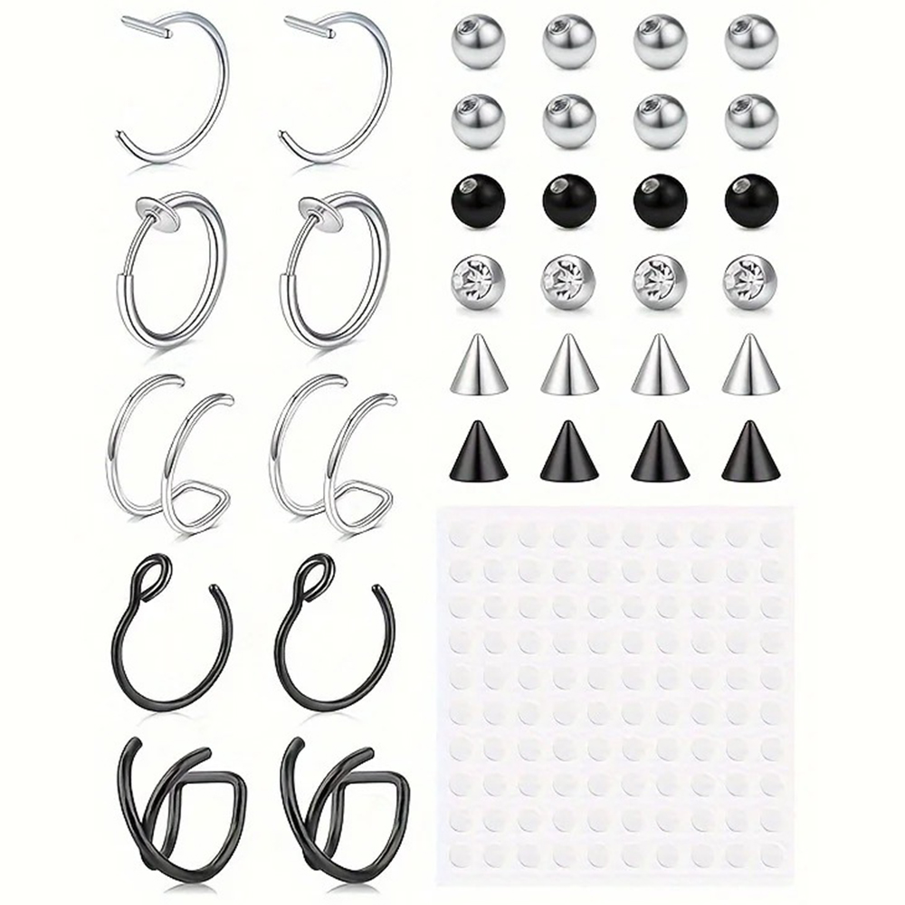 Fake Piercings Fake Lip Ring F - Body Jewelry Lip Ring recension och pris