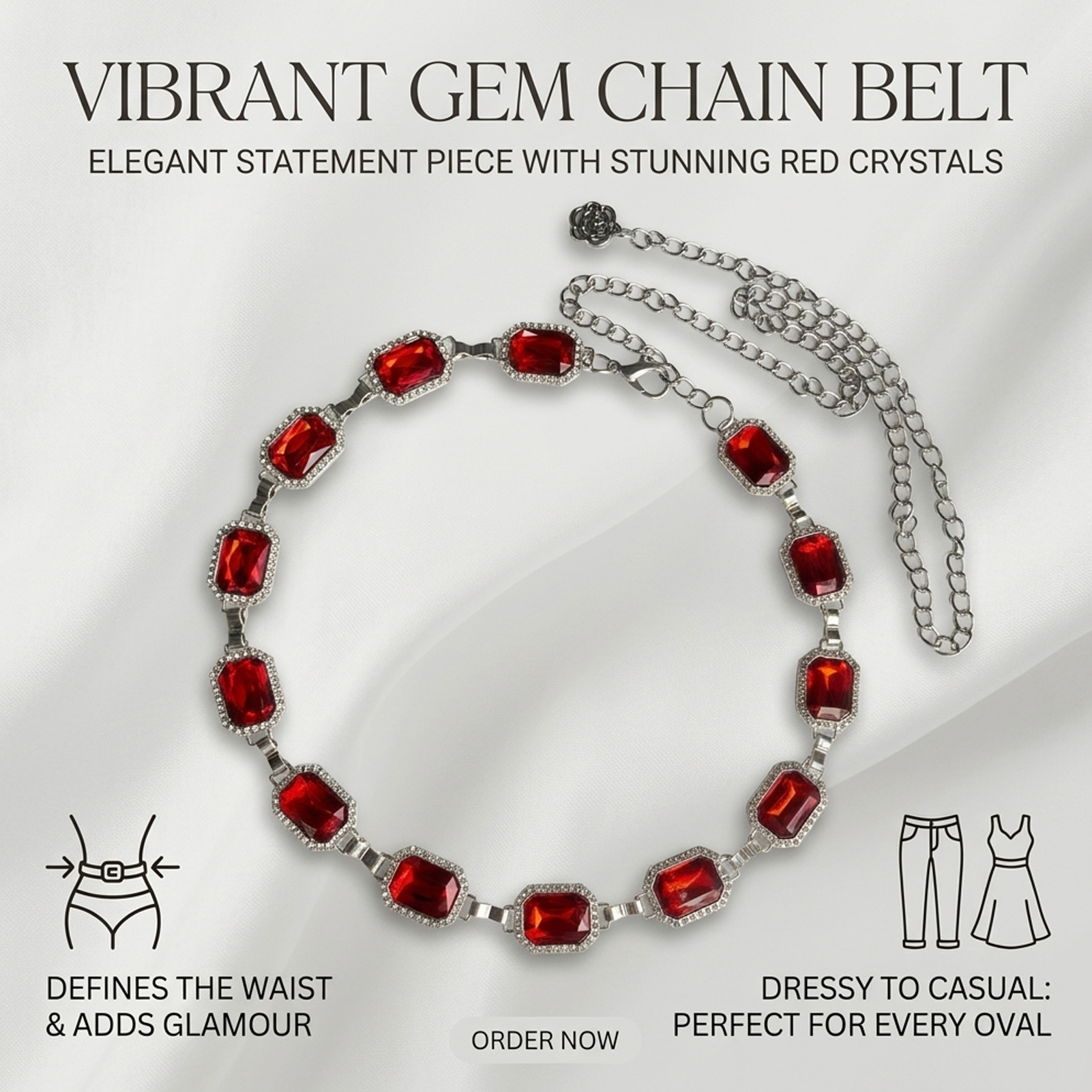 Bohemian Style Square Glass Rh - Body Jewelry Sale recension och pris