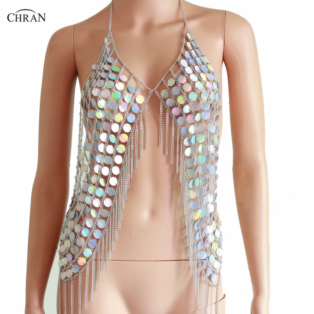 Chran New Sexy Spark Vest Summ - Body Jewelry Vest recension och pris