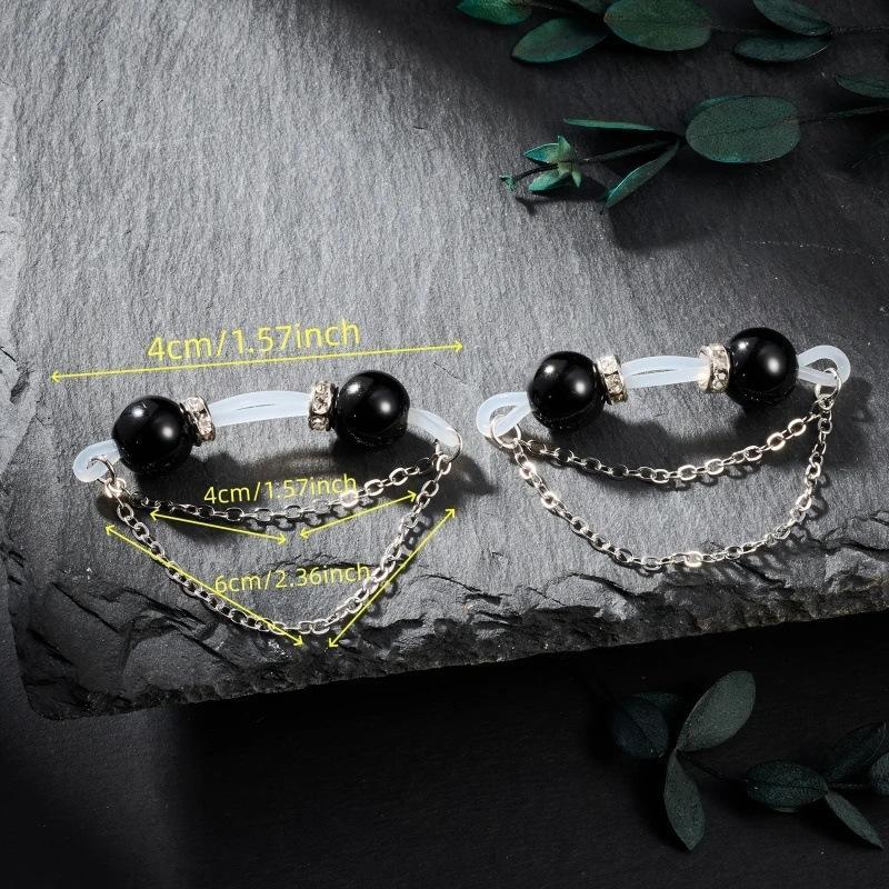 Non Piercing Nipple Clips 2Pcs - Body Jewelry Nipple Chain recension och pris