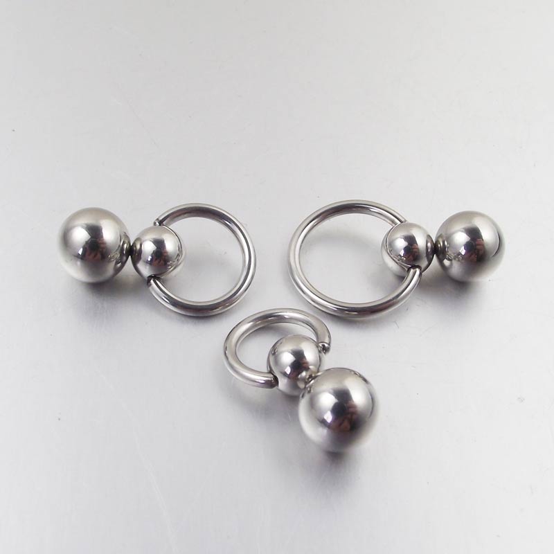 1 Piece Stainless Steel Double - Nipple Bar Curved recension och pris