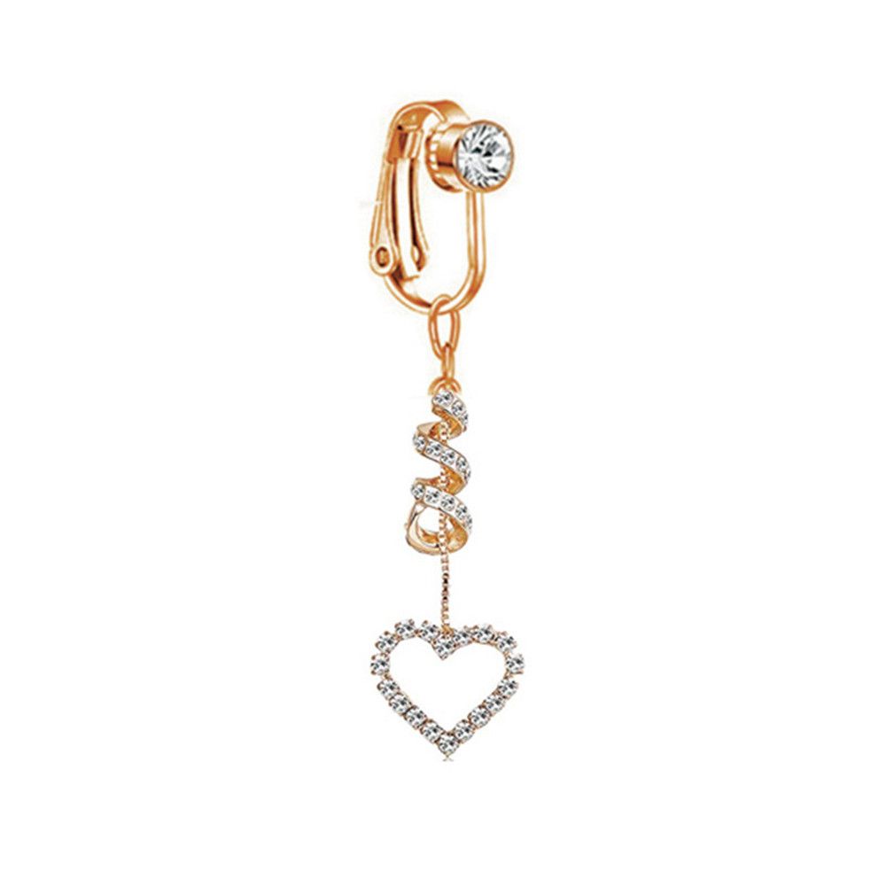 Clip On Umbilical Cartilage Cl - Body Jewelry Earrings recension och pris