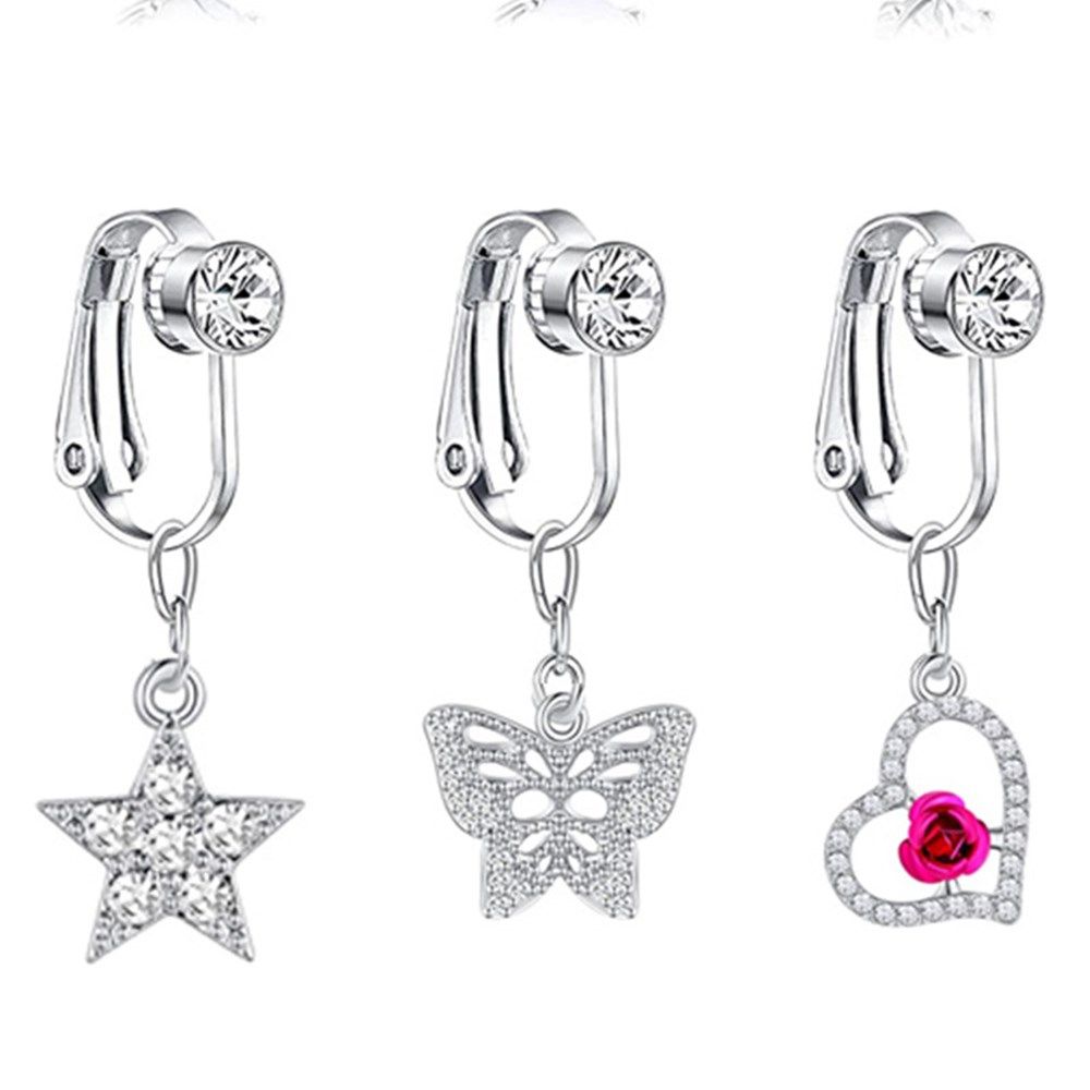 Accessories Clip On Earrings C - Body Jewelry Earrings recension och pris