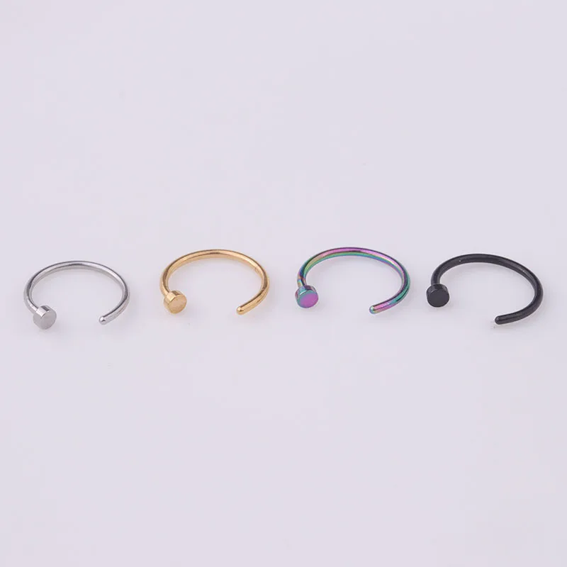 5pcs/lot 20G Nose Ring Hoop, 6 - Body Jewelry Earrings recension och pris