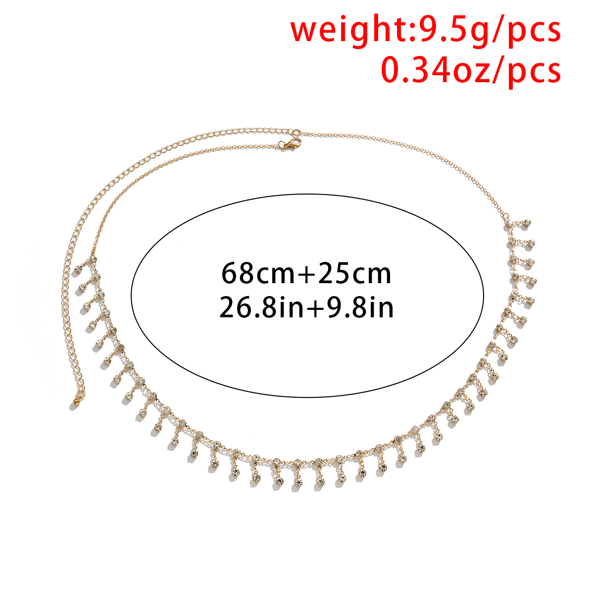 Sexy Tassel Waist Chain Belt Z - Body Jewelry Sale recension och pris