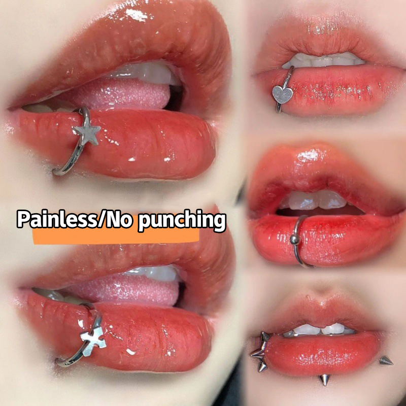 1Pc Stainless Steel Fake Nose  - Body Jewelry Lip Ring recension och pris