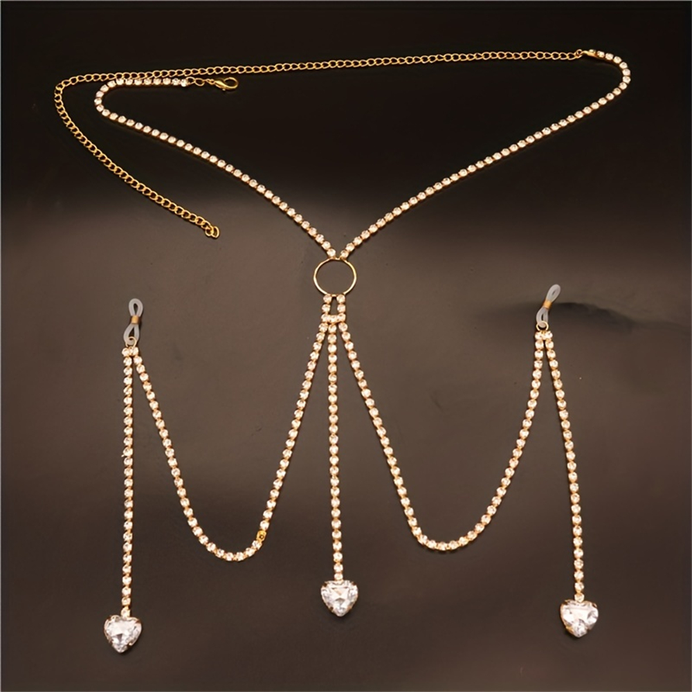 Exquisite Fashion Shining Rhin - Body Jewelry Chest recension och pris