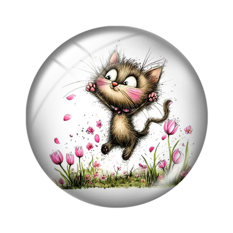 Spring Flower Butterfly Cat 12 - Body Jewelry Top recension och pris