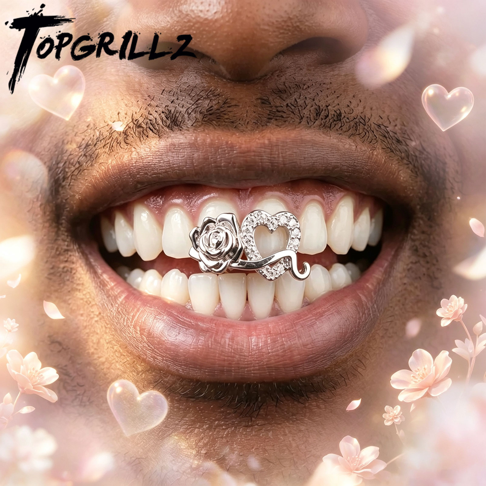 TOPGRILLZ Romantic Zircon Doub - Body Jewelry For Men recension och pris