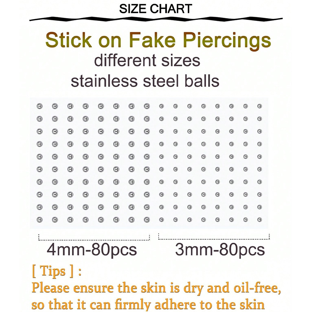 Fake Piercings Fake Nose Ring  - Body Jewelry Lip Ring recension och pris