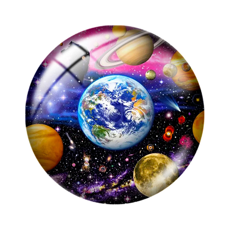 Space Planet  12/18/20/25mm gl - Body Jewelry Top recension och pris