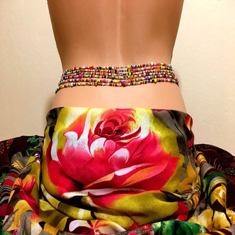 Women Layered Beaded Belly Cha - Body Jewelry For Women recension och pris