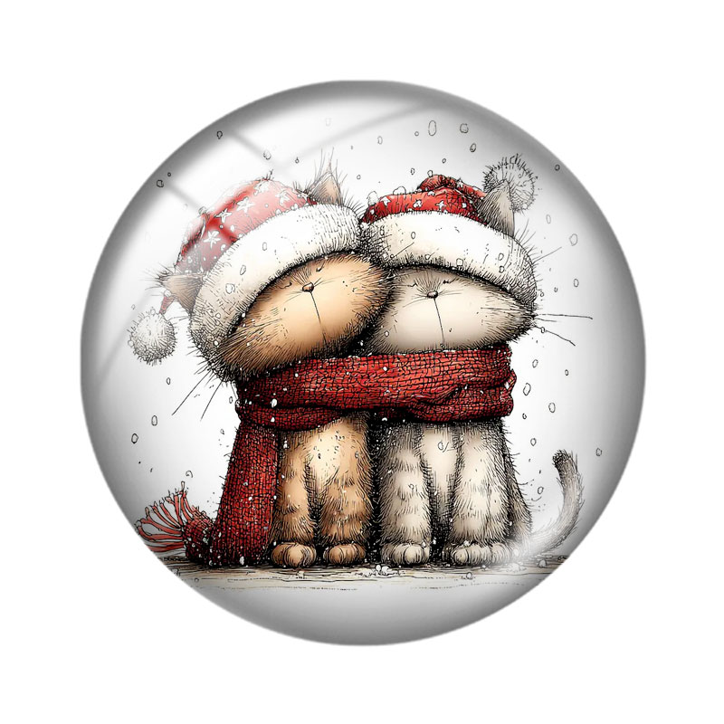 Christmas Watercolor Cat 12/18 - Body Jewelry Top recension och pris
