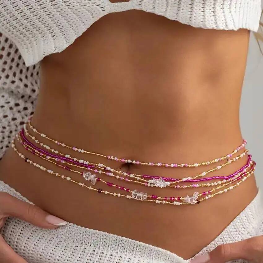 SHIXIN 6Pcs/Set Boho Colorful  - Body Jewelry For Women recension och pris